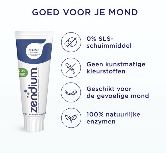 Zendium Classic Dentifrice 75 ml