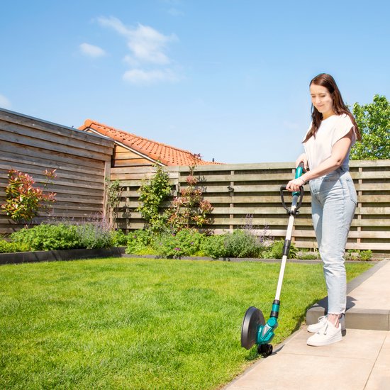 VONROC Coupe-gazon 20V - VPower 20V - 250mm - Double bobine (2x4m) - Perche télescopique - Sans batterie ni chargeur