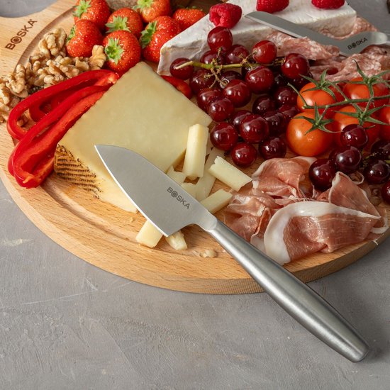 Boska Cheese Knife Set Copenhagen - Couteaux à fromage - Set de 3 - Couteaux à fromage - Lavable au lave-vaisselle - acier inoxydable