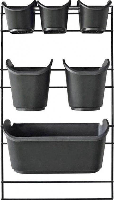 Nature - Jardinage vertical avec structure métallique - H84 x 48 cm - kit complet