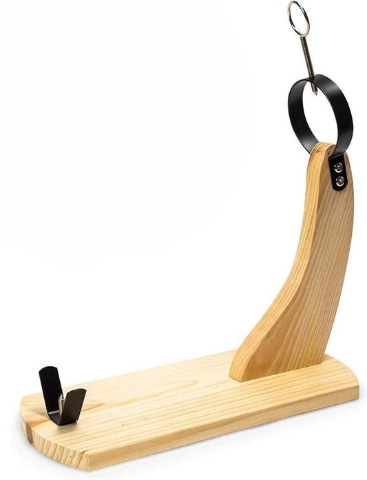 Ceruzo Ham Holder - Support à jambon en bois avec métal - Jambon espagnol 4-9 kg - 40x19x36 cm