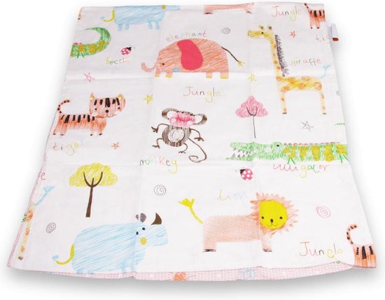 Otazy® Housse de couette pour enfants - Spécialement pour les couvertures occultantes - 140x200cm - Inclut 1 taie d'oreiller - 100% coton - Animaux