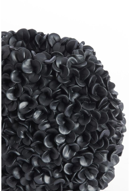 Light & Living Vase Phylia - Noir - 44x20.5x38.5cm - Plastique - Moderne - Vase à fleurs - Décoration intérieure - Vase décoratif pour le salon ou la chambre - Cadeau de Noël - Cadeau pour lui - Cadeau pour elle - Décoration de Noël