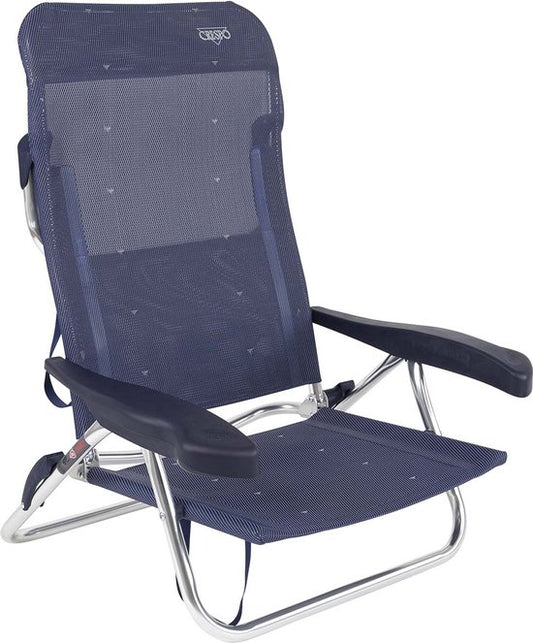 Crespo - Chaise de plage - AL/221 - Bleu foncé