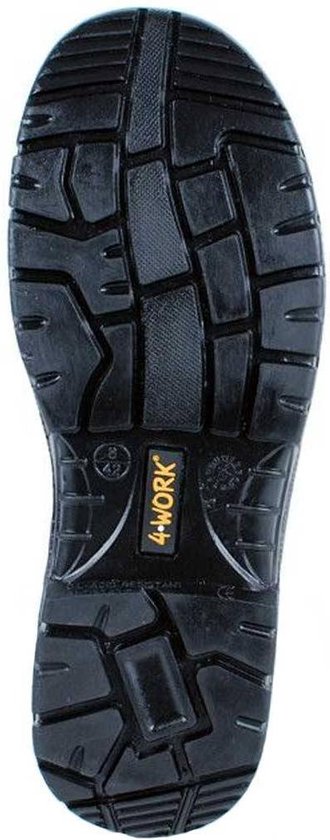 4WORK 4W12 Noir Chaussures de travail hautes S3