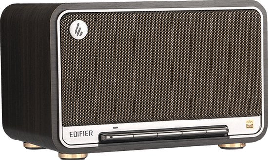 Edifier D32 - Enceinte stéréo HiRes Airplay/Bluetooth - Noyer noir
