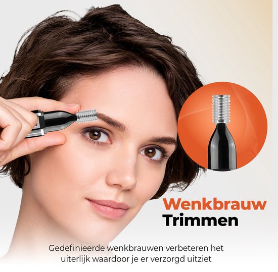 AyeWay 4 in 1 Trimmer - Draadloos - Neustrimmer - Baardtrimmer - Mannen & Vrouwen
