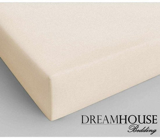 Drap-housse Dreamhouse Jersey Stretch - 100% coton - 80/90/100x220 - Bleu