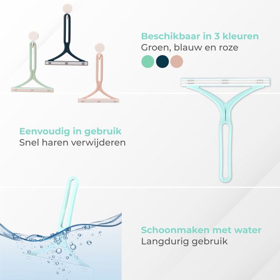 Nuvance - Épilateur pour animaux de compagnie - Épilateur pour chats - Épilateur pour chiens - Épilateur pour peluches - Vert