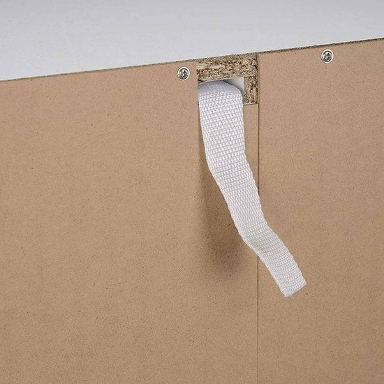 Woltu bibliothèque huit compartiments - 60 x 121 x 29,5 cm - MDF blanc - modulaire - moderne
