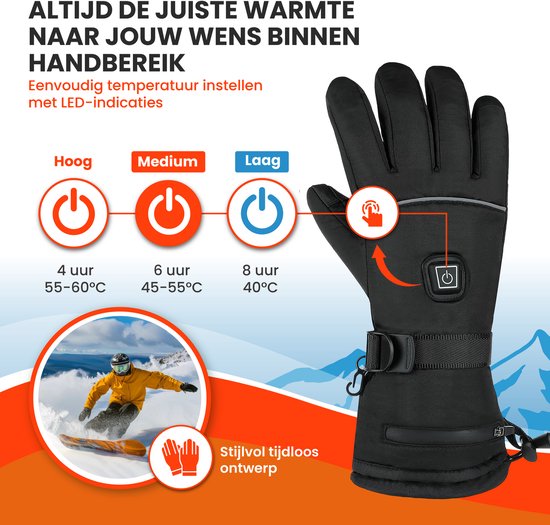TTD® Heated Gloves L - Gants chauffants rechargeables