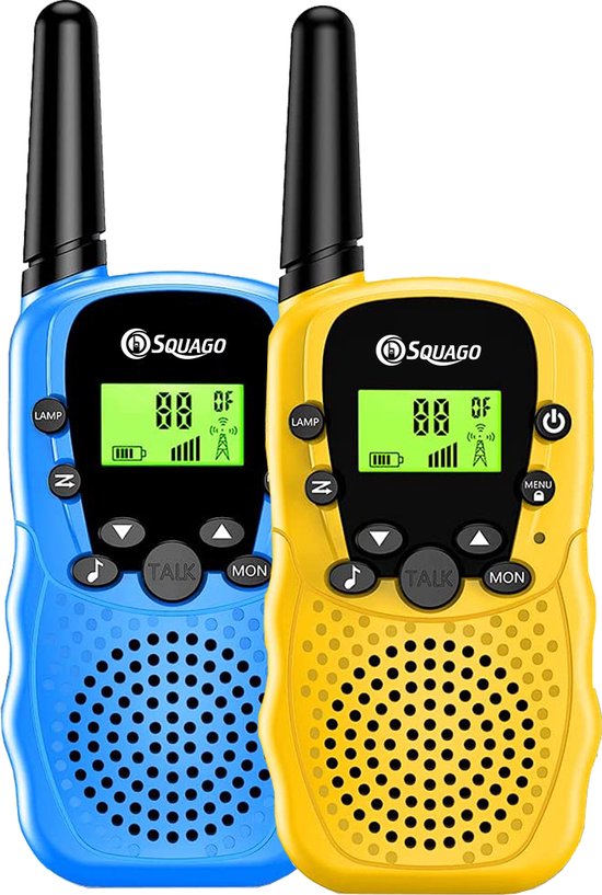 Squago Walkie talkie 2 pièces - Pour enfants et adultes - WalkieTalkie
