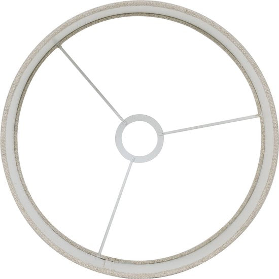 Light & Living Abat-jour cylindrique Livigno - Naturel - Ø40x30cm - pour lampes de table, lampadaires, suspensions