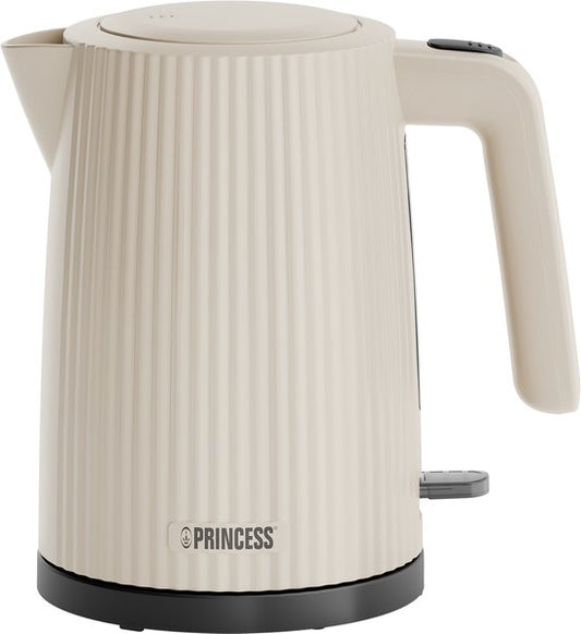 Bouilloire Princesse Wave 236048 - Rétro - 1,7 litres - 2200W - Beige