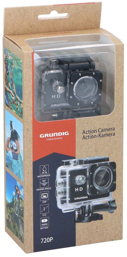 Grundig Action Cam HD 720p - Plastique