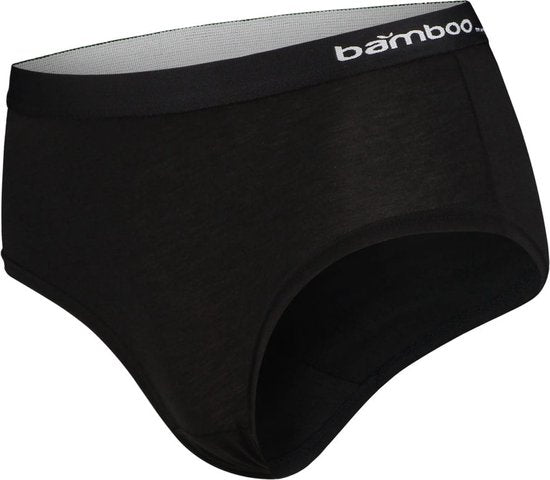 Hipster Apollo Femmes Noir Bambou 2-pack - Taille M