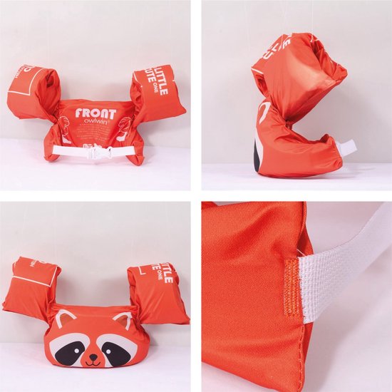 Qwali Puddle Jumper - Gilet de natation - Pour les enfants de 2 à 6 ans - Gilet de natation enfant - Requin - Gilet flottant enfant - Ailes de natation - Bouchon de natation - Ceinture de natation