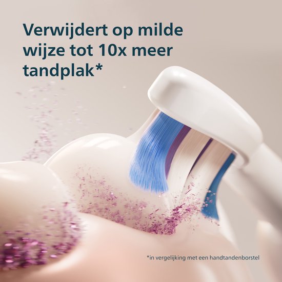 Philips Sonicare 6500 Series - Brosse à dents électrique - Noir - Étui de voyage - Dents sensibles - HX7411/02