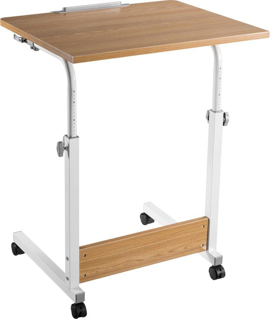 Table pour ordinateur portable bureau mobile - pupitre - hauteur réglable 68 - 96 cm