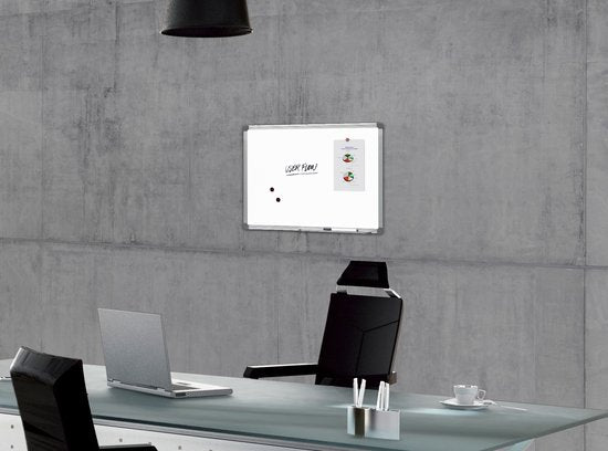Tableau blanc Rocada - 45 x 60 cm - blanc - émail - magnétique - RO-6500