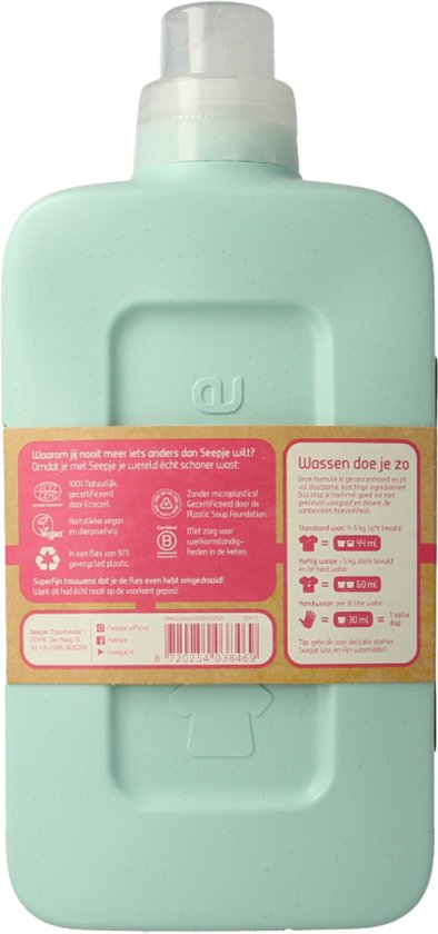 Seepje Détergent liquide Colour Magic Magnolia 23 lavages - 1 litre
