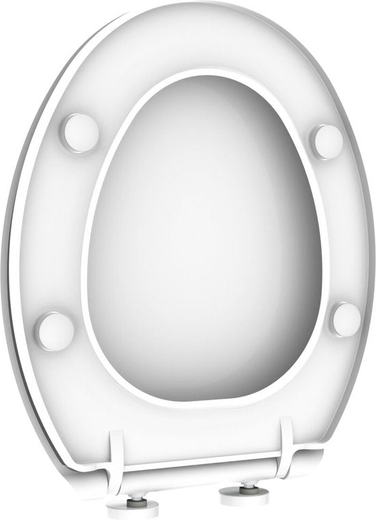 Siège de toilette Allibert Kaleo Blanc brillant