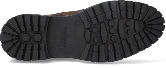 Bottes McGregor pour homme - Marron - Bottes de vétéran - Daim - Lacets