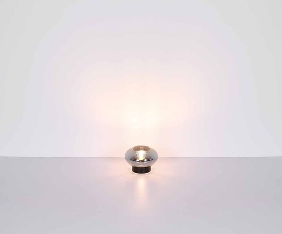 Globo - lampe suspendue - Shaun - noir - verre fumé - grande lampe de table de salle à manger - E27 - 15572-4H