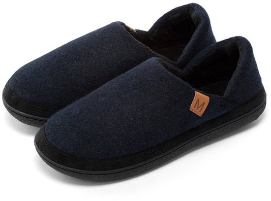 Milanoro - Pantoufles confortables et chaudes pour hommes - Marine - 41-42