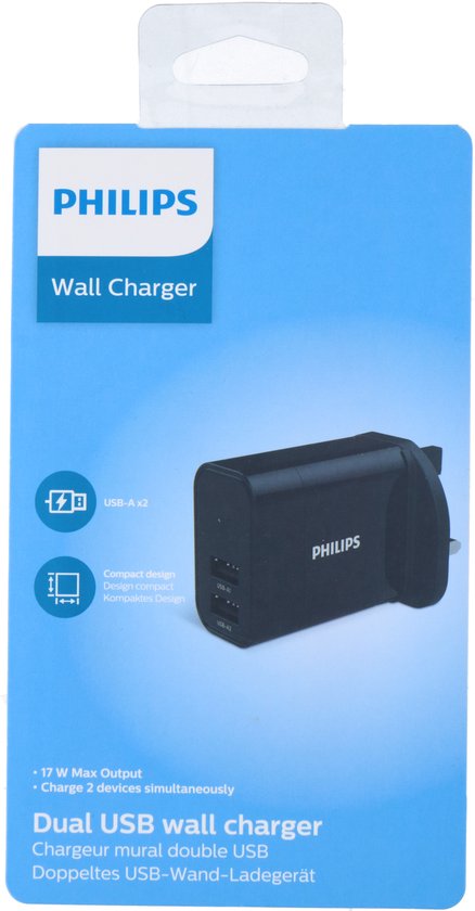 Chargeur - double prise UK - 230V