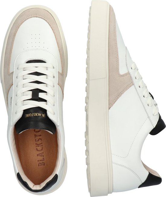 Blackstone CRAG RAGNER - DG522 White Black - Baskets (basses) - Hommes - Blanc - Taille : 42