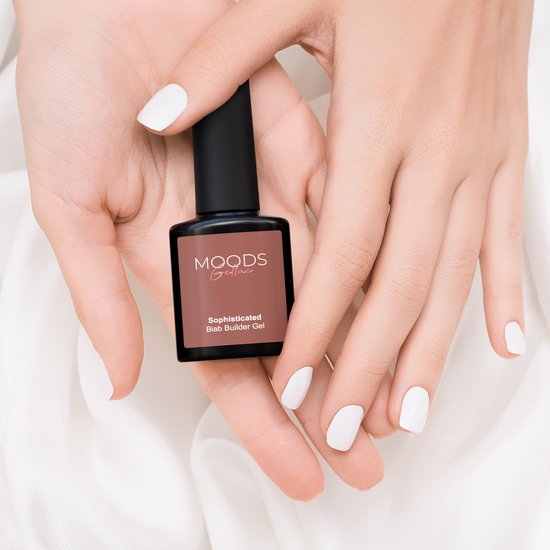 Moods Gellac BIAB - Builder in a Bottle - BIAB Nail Builder Gel - The Nude - HEMA & TPO Free