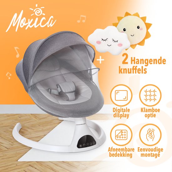 Château gonflable électrique Moxica - Balançoire pour bébé - Balançoire pour bébé - Château gonflable