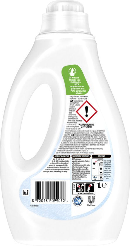 Détergent liquide Robijn Radiant White 20 lavages