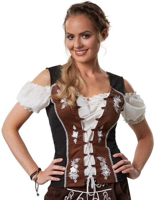 Dressforfun Costume blouse Sissi XXL - déguisement costume halloween déguisement fête de carnaval costume fête de carnaval - 303169