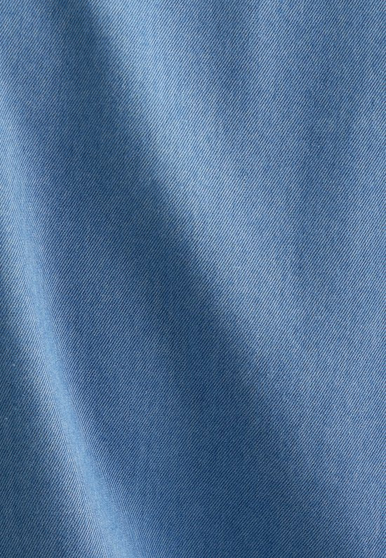 Chemise Seidensticker regular fit - sergé - bleu - sans repassage - Taille du cordon : 46