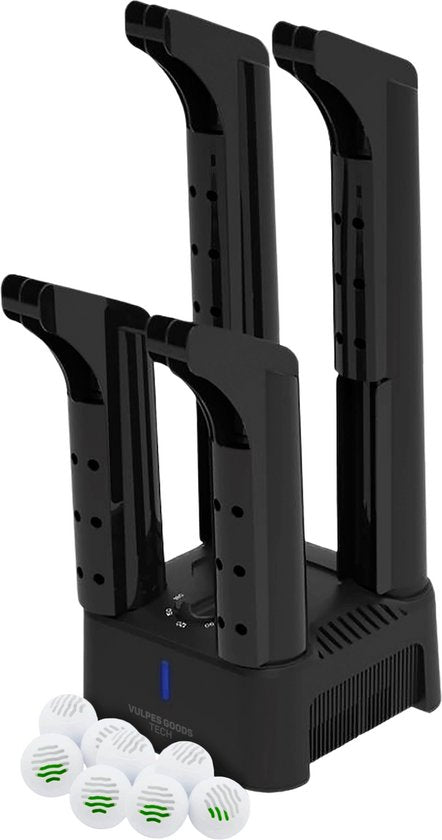 Vulpes Goods® Tech - Sèche-chaussures et rafraîchisseur de chaussures avec minuterie - 4-en-1 - Sèche-gants - Dispositif de séchage - Fonction de séchage - 10x diffuseurs de parfum inclus - PRO MAX