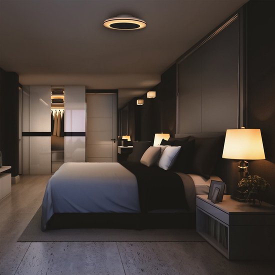 Moderno Ventilateur de plafond avec éclairage - Commande à distance - Plafonniers avec ventilateur et lampe - 3D air