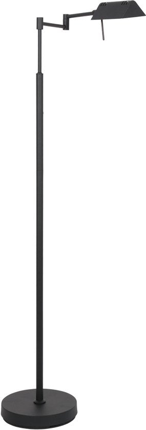 Mexlite - lampadaire - GlowGo - noir - métal - lampe de lecture - LED - 4603ZW