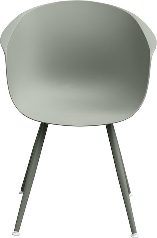 Feel Home - Siège baquet de luxe pour l'extérieur - Gris MOSS - Lot de 2 pièces