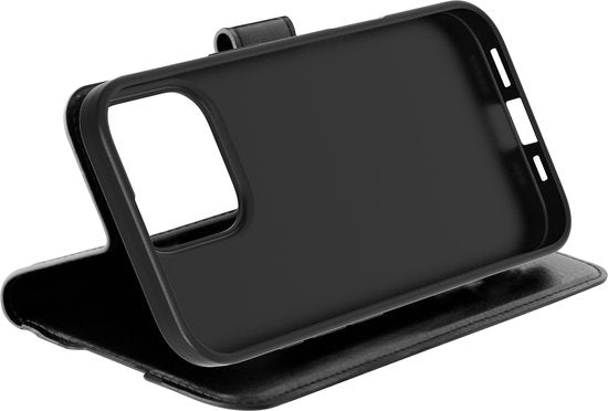 Behello Sleeve Bookcover iPhone 16 Pro Gel Black