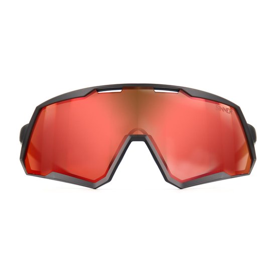 Lunettes de soleil Sinner Pace - Noir mat - Verre bicyclette