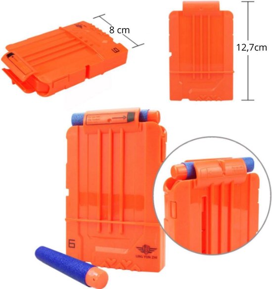 VAIVE Gilet tactique pour Nerf - Inclut des fléchettes et un chargeur pour les pistolets