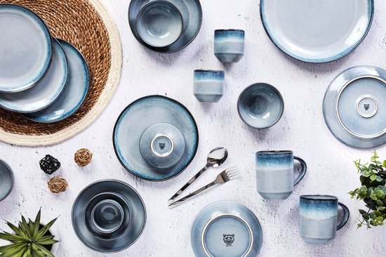 assiette GENESIS Ø27cm - 6 pièces - Mer