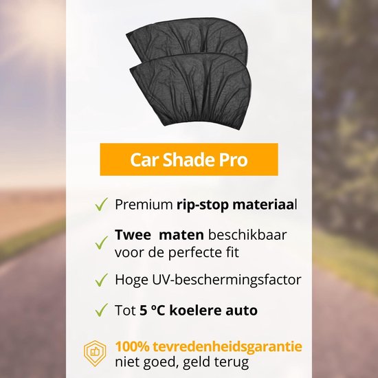 Urban State - Pare-soleil voiture bébé - Urban State Sunshade Pro - Taille L - Pare-soleil pour vitre latérale - Protection UV enfant - Universel