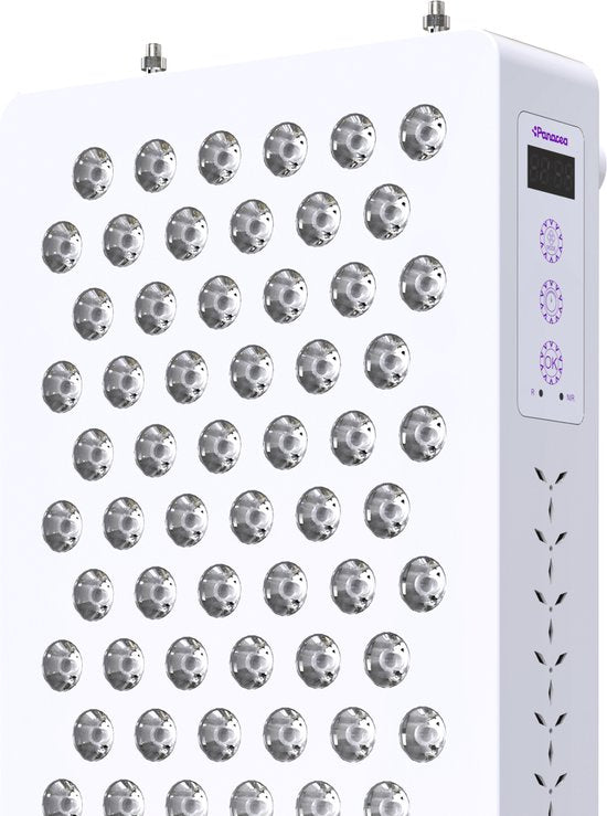 Panacea Red Light Therapy LED Infrared Lamp 4 Wavelengths Light Therapy - Fibromyalgia - Collagen Lamp - Red light therapy