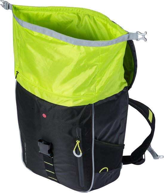 Basil Miles Bike Backpack Nordlicht - Sacoche à vélo simple - Noir - 13 Litre