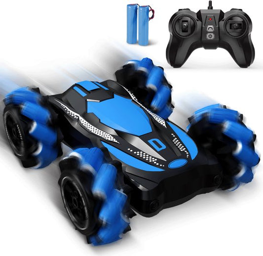 NAPI Controlled Car - RC Stunt Car with 2 Batteries - Toy Car for Boys - Outdoor Toys - Racing Cars - Outdoor Toy Car - Radiographic - Slidestorm