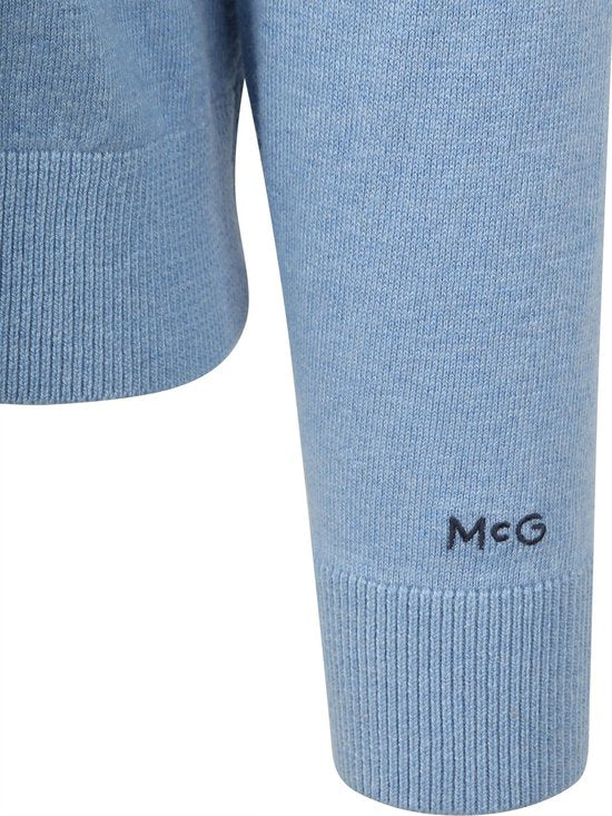 Pull McGregor Laine Mérinos Bleu Glace - Taille XXL - Hommes - Pullovers