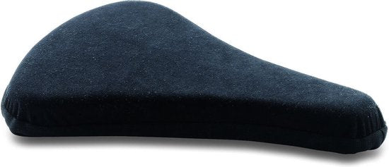 TEMPUR® - Housse de selle de vélo - Noir - 33,5 x 33 x 3 cm - Grand - Housse de selle de vélo - Confort - Mousse à mémoire de forme